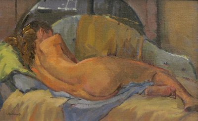 Nudo sulla chaise longue da Pat Maclaurin